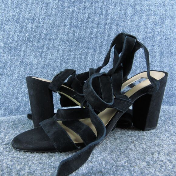 INC International Concepts Women's Kailey Strappy Black Leather Sz6.5M Used 2025 - Picture 1 of 6